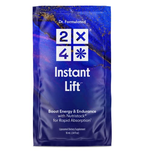 2X4 Instant Lift Pre-Workout, Non-GMO, Sugar Free, Dairy Free, Orange Burst, 16 Single Serve Packets, 0.5 Fl Oz Each