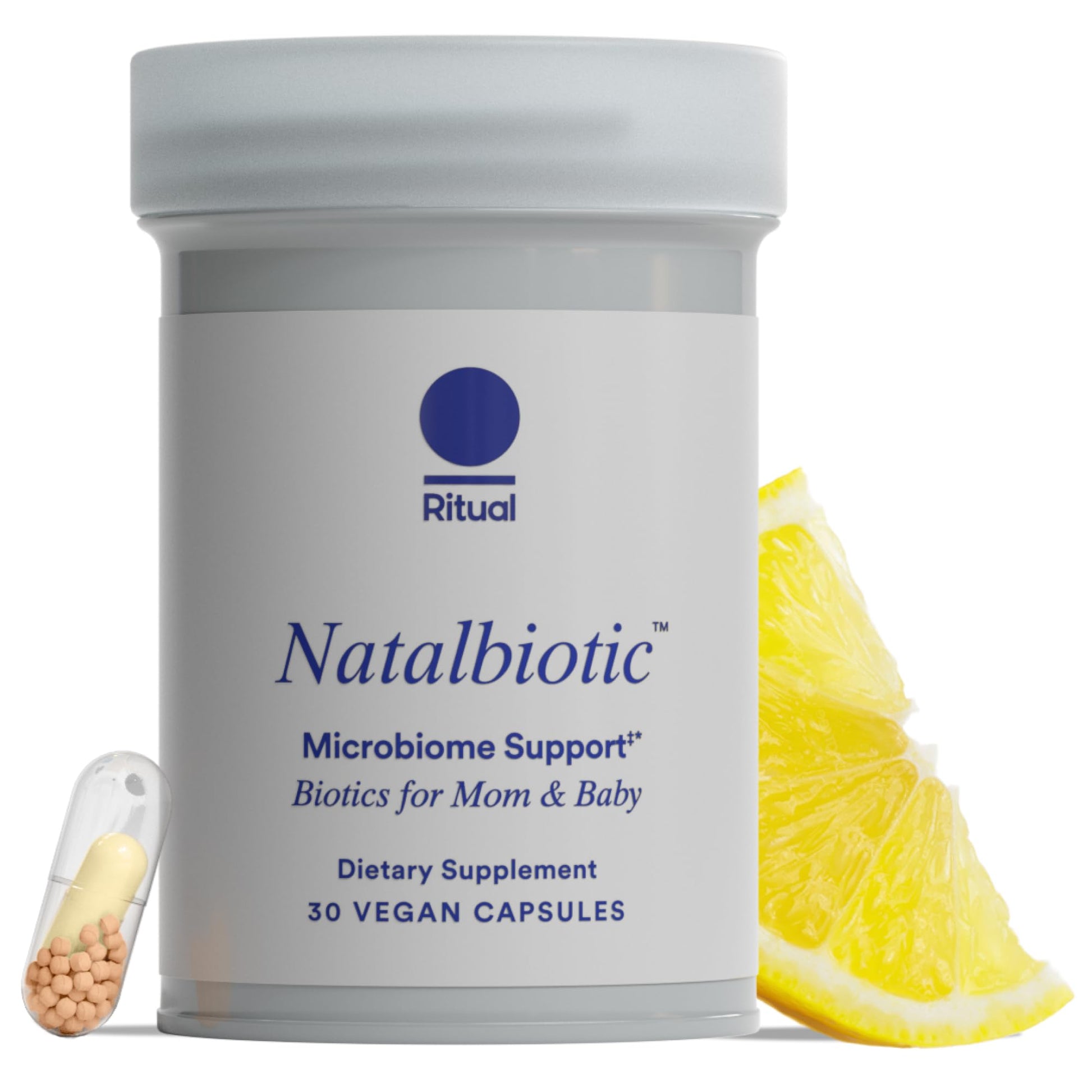 Ritual Natalbiotic™ Microbiome Support†* Biotics for Mom & Baby. Formulated to Support Digestive Health, Vaginal Health, and Baby’s Immune Health.* Designed with OB/GYNs‡. Non-GMO, Vegan, 30 Days RitualBuy Supplements Australia
