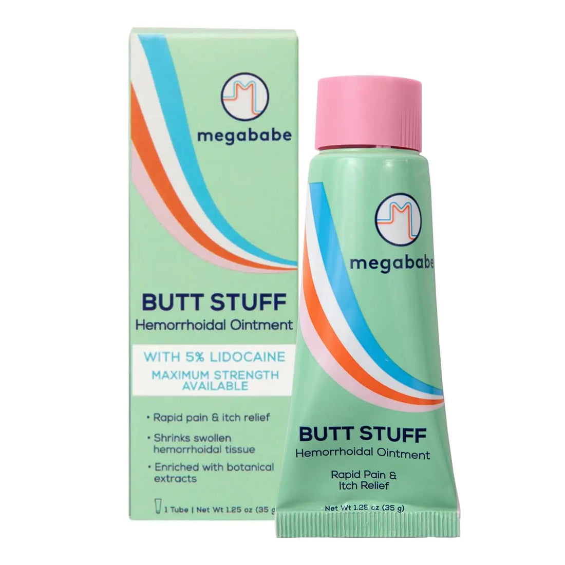 Megababe Hemorrhoidal Ointment | with 5% Lidocaine | Rapid Pain & Itch Relief | Shrinks Swollen Hemorrhoidal Tissue | 1.25 oz MegababeBuy Supplements Australia