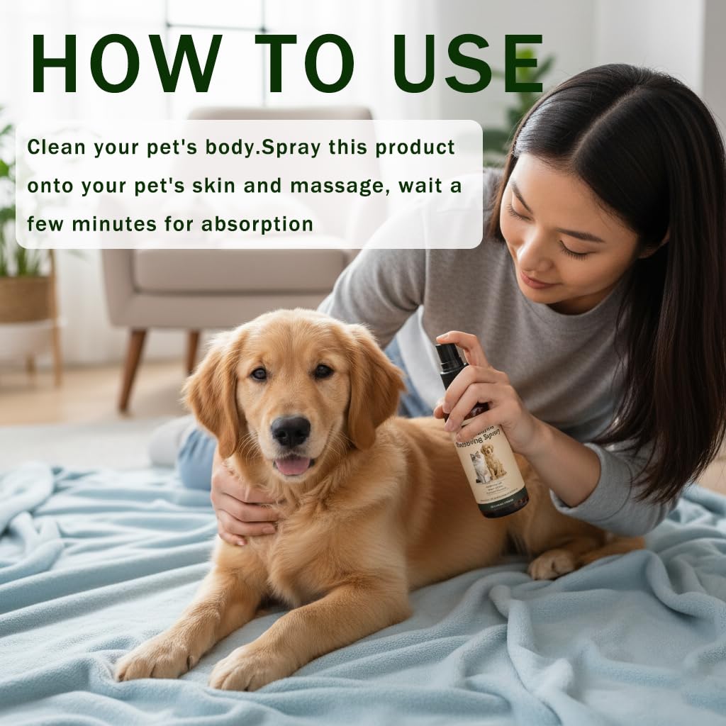 Wanciment NUVON Postbiotic Spray - Hot Spot Treatment for Dogs & Cats - Helps Alleviate Sensitive Skin, Scratching, and Licking of Coat - 3.38 fl oz WancimentBuy Supplements Australia