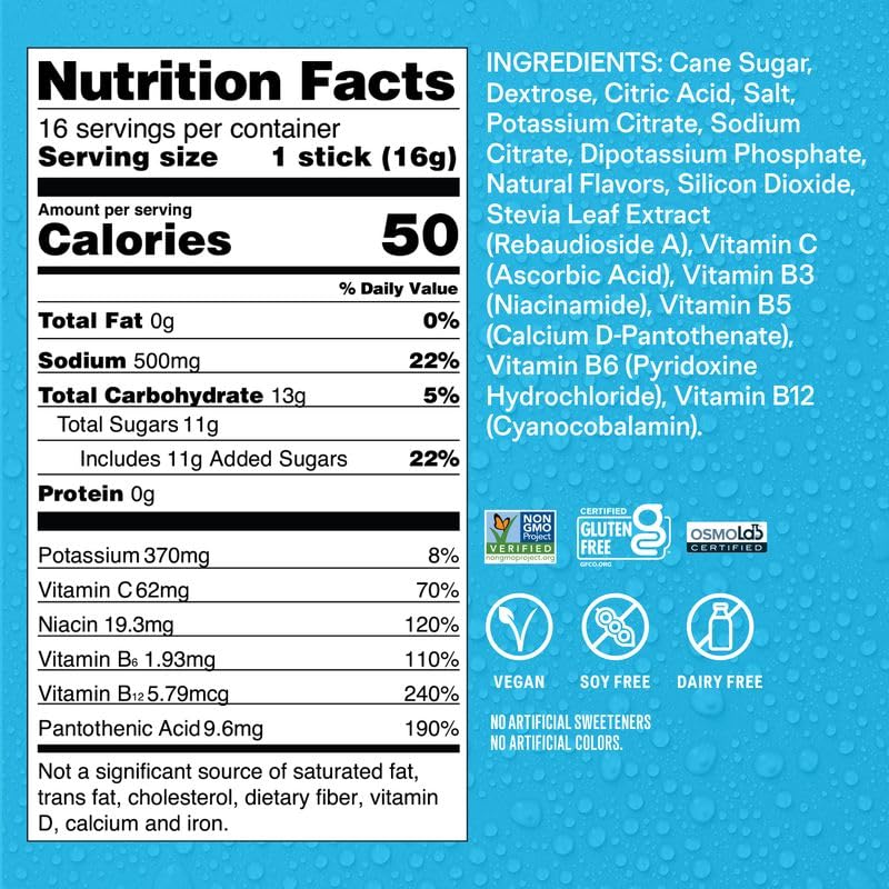 Liquid I.V.® Hydration Multiplier - Orange Vanilla Dream | Electrolyte Powder Drink Mix | 1 Pack (16 Servings) Liquid I.V.Buy Supplements Australia