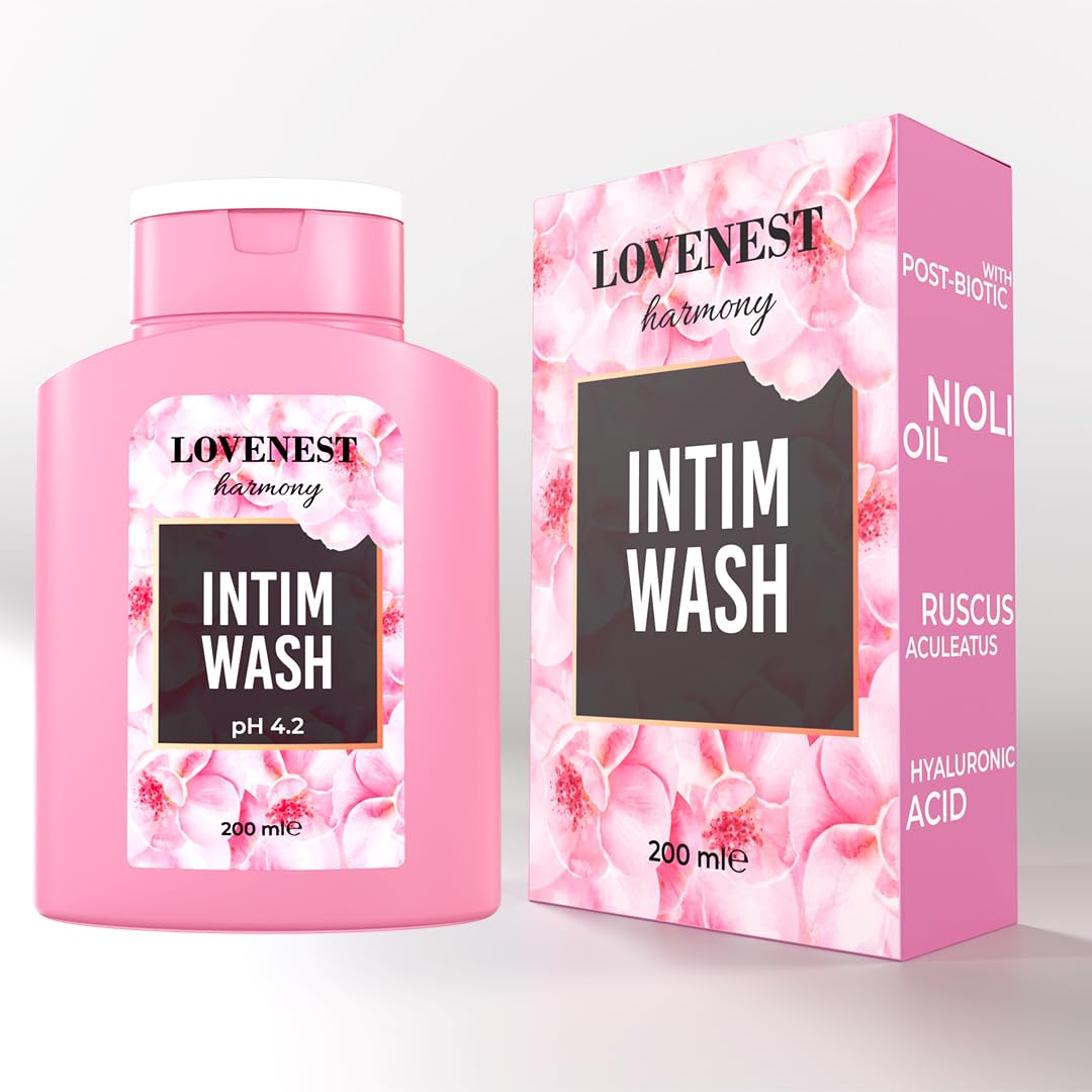 Lovenest Intimate Wash for Women – pH Balanced, Odor Control, Postbiotic Formula – Hypoallergenic, Paraben-Free, Derma-Tested Feminine Hygiene Wash 200 mL by Marqueens Beauty MARQUEENSBEAUTYBuy Supplements Australia