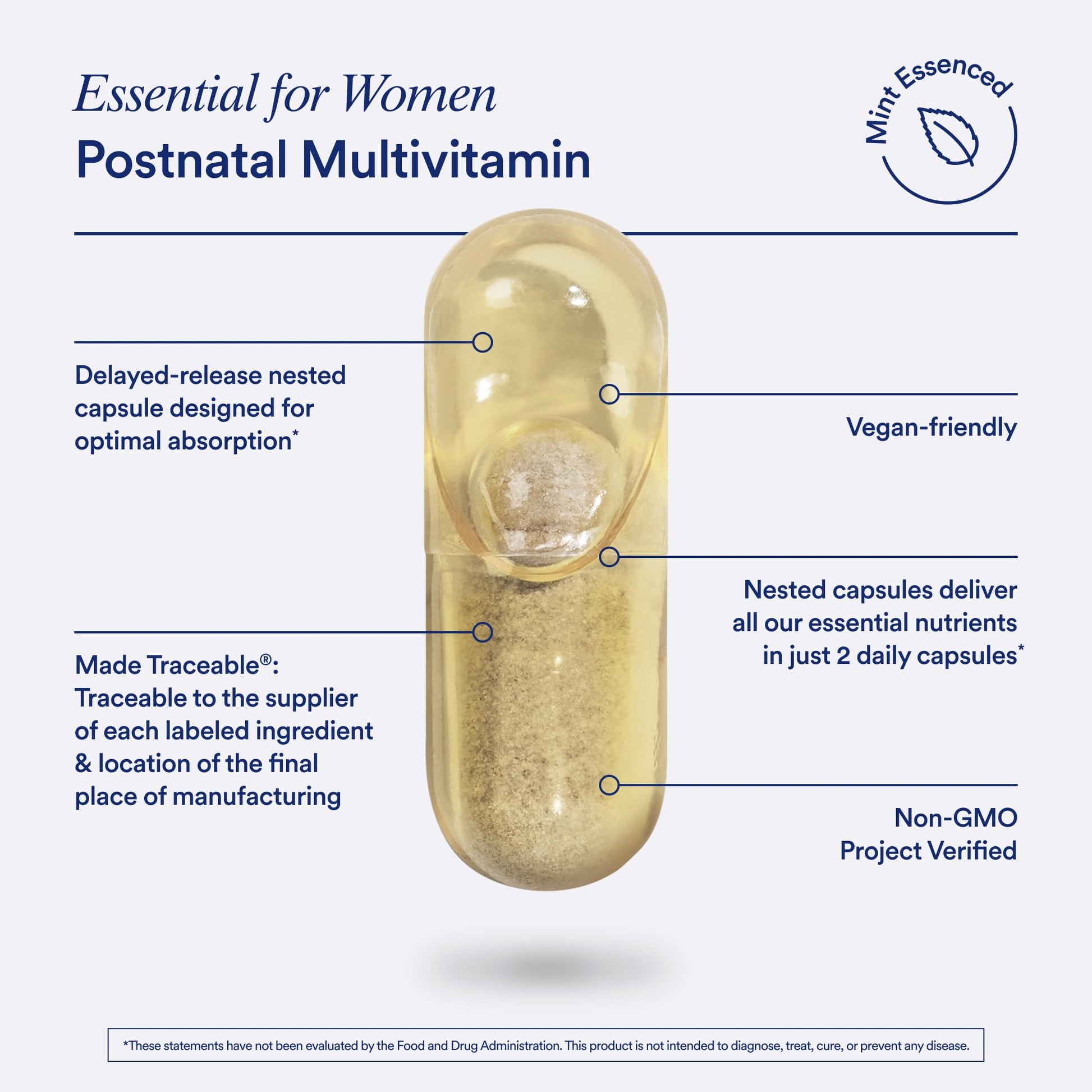 Ritual Postnatal Mom-to-Baby Set, Postpartum Multivitamin and Natal Choline Supplements, Supports Lactation, Immune Function, and Baby's Cognitive Function RitualBuy Supplements Australia