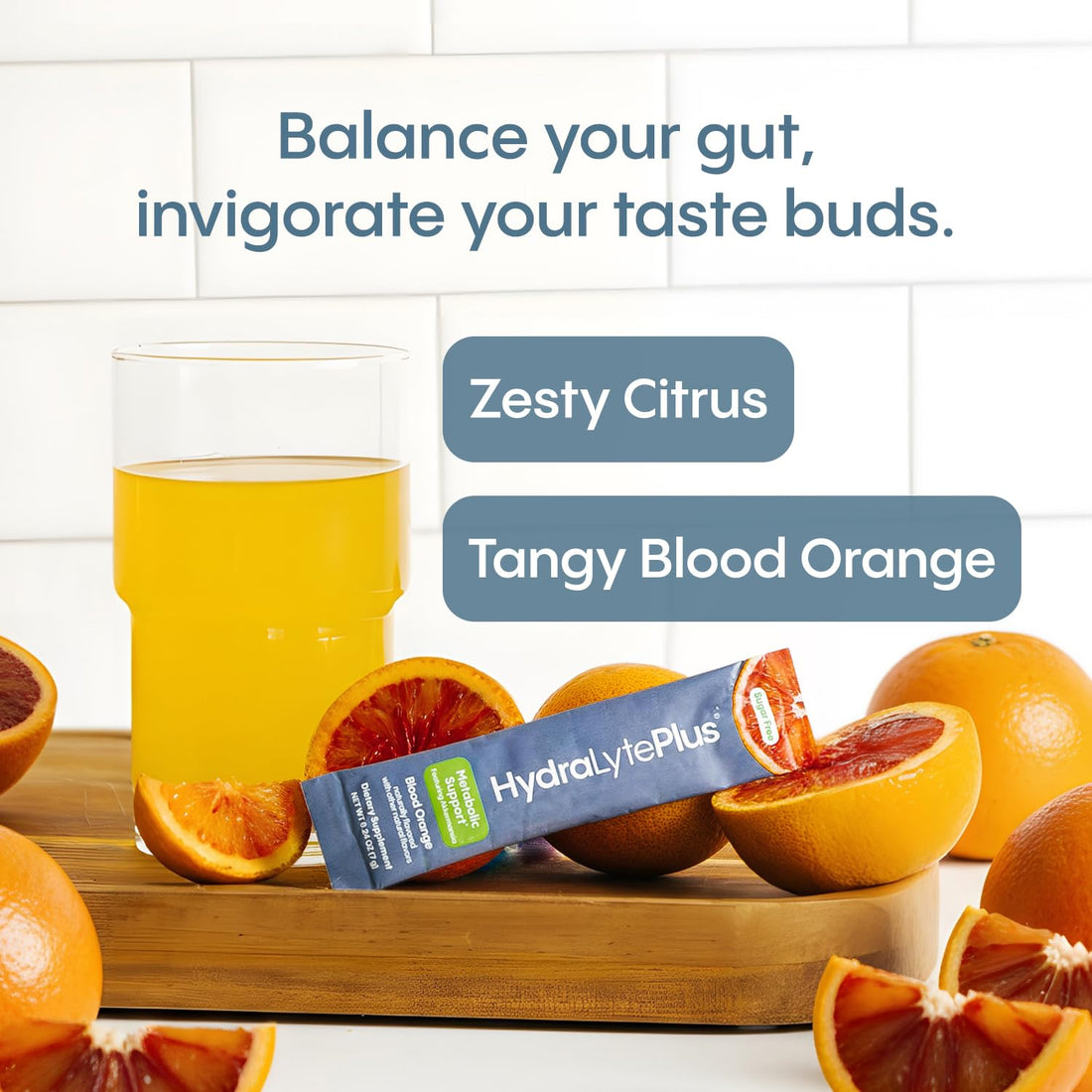 Hydralyte Plus Metabolic Support - GLP-1 Weight Loss Management and Gut Health - 5in1 Probiotic Blend - Akkermansia Muciniphila + Prebiotic Fiber + Electrolytes - Sugar Free (30 Packets) HydralyteBuy Supplements Australia