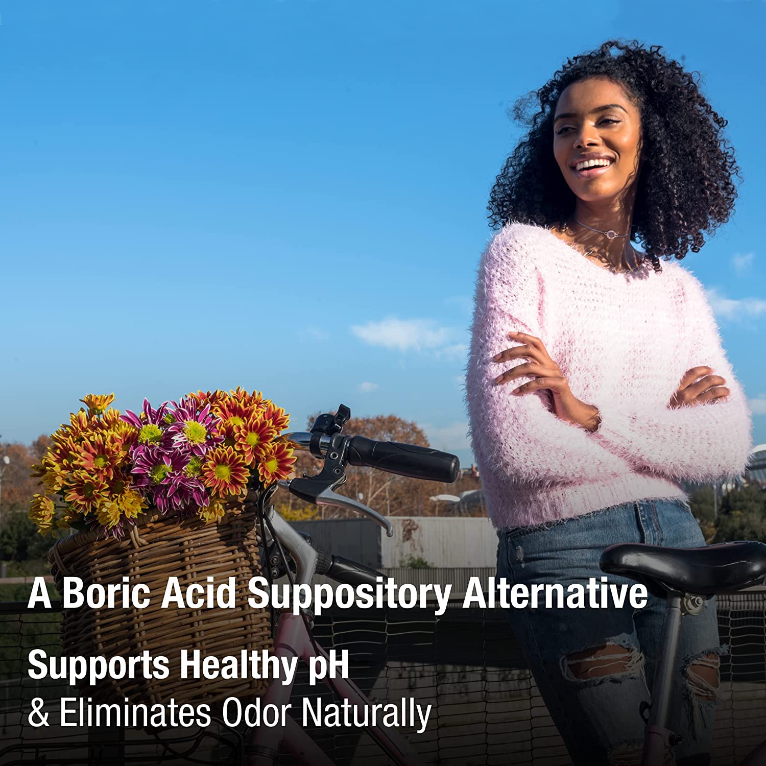 vH Essentials Vaginal Odor Treatment with Vitamin C, Boric Acid Suppositories Alternative, Supports Balanced pH, Eliminates Naturally, Suppositories, 6 w/Applicator, White vH essentialsBuy Supplements Australia