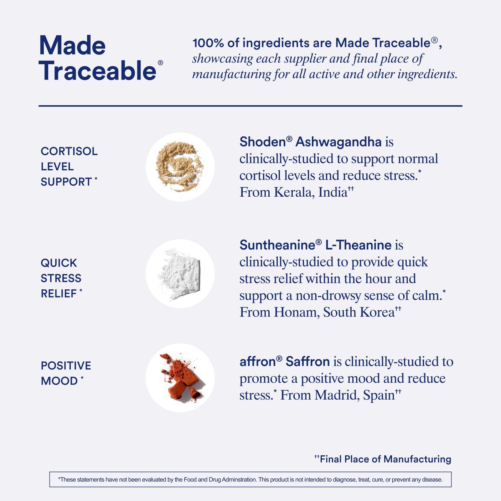 Ritual Stress Relief Supplement Shoden® Ashwagandha, Suntheanine® L-Theanine, and Saffron as affron®* BioSeries with 8-Hour Release to Support Natural Cortisol Response and Promote Calm, 30 Day RitualBuy Supplements Australia