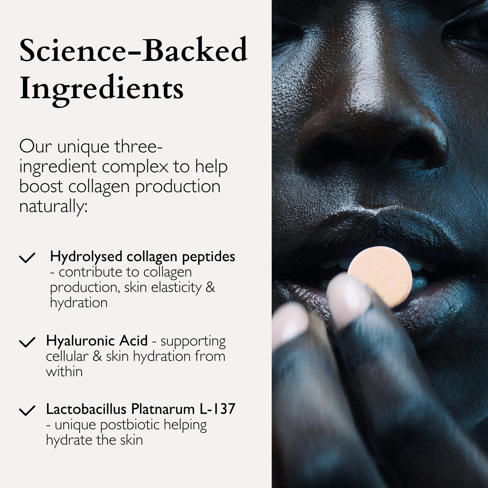 The Beauty Chef Plumpers™ Collagen Chewable Tablets with Hyaluronic Acid & Postbiotic, Supports Skin Elasticity & Collagen, Women's Multivitamin, Collagen Peptides, 75 Tablets (Orange & Turmeric) The Beauty ChefBuy Supplements Australia