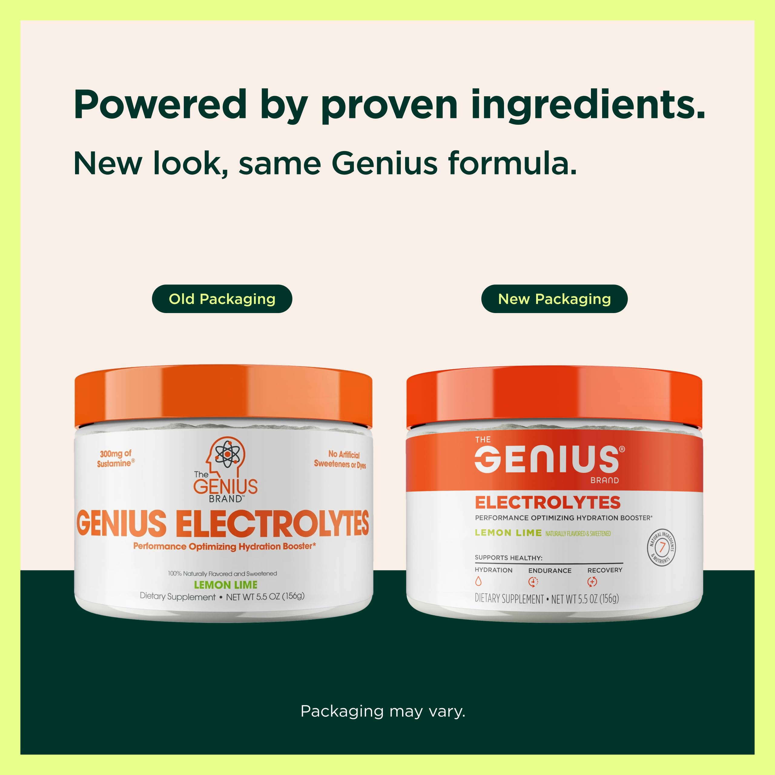 The Genius Brand Genius Electrolytes - Electrolyte Powder for Active Lifestyles - Supports Hydration, Energy, Endurance, Muscle Growth & Recovery - Lemon Lime - 30 Servings The Genius BrandBuy Supplements Australia