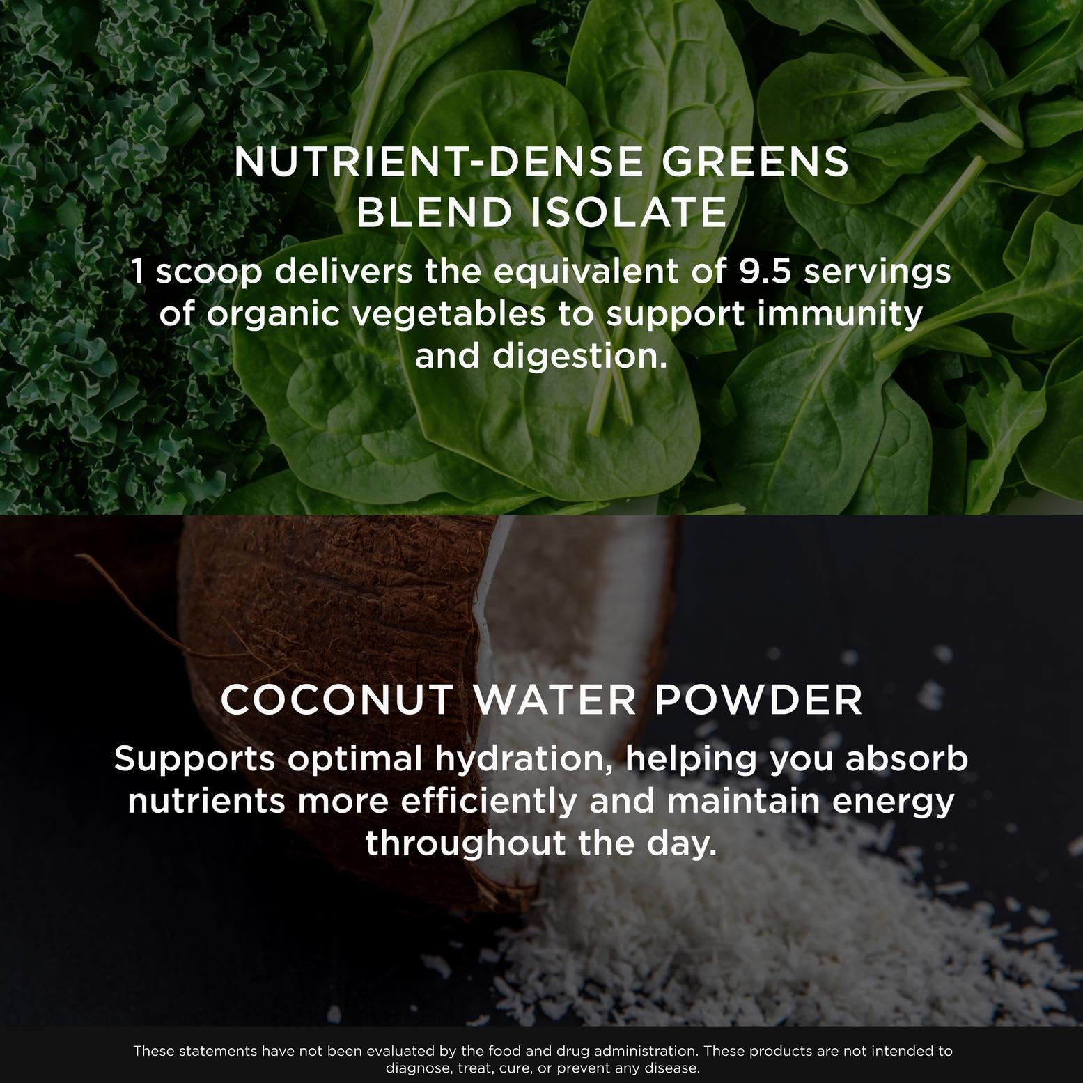 The Genius Brand Daily Superfood Greens - Organic Plant-Based Powder - Pineapple Flavor - Whole Food Blend with Greens, Fruits & Veggies - 30 Serving The Genius BrandBuy Supplements Australia