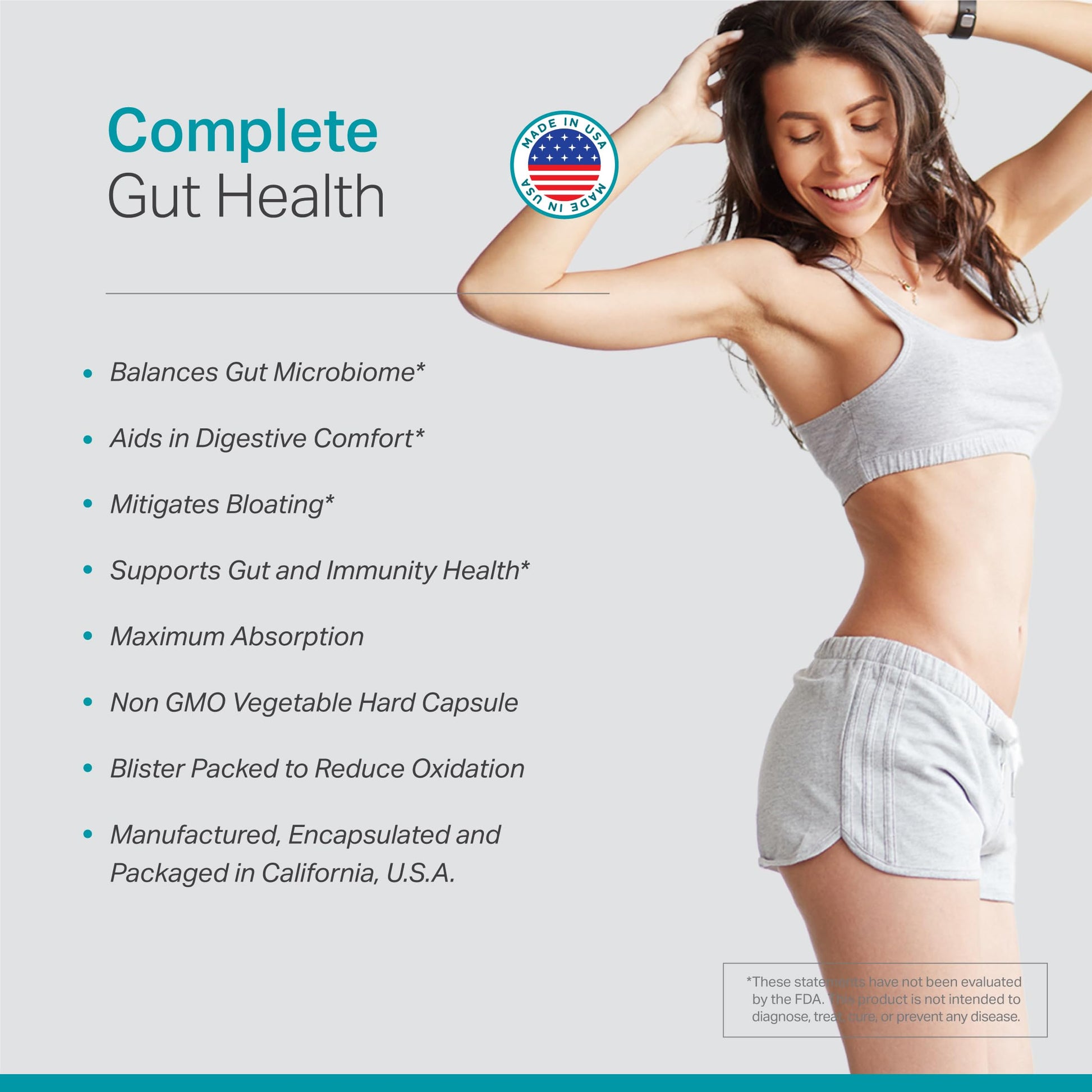 Complete Probiotic Blend: 5-in-1 Digestive Enzymes, Zinc, Postbiotic, Prebiotics and Probiotics for Women & Men, Provitalize for Women Digestive & Gut Health | 10 Strains 20 Billion CFU, 60ct Softgels Anew VitaBuy Supplements Australia