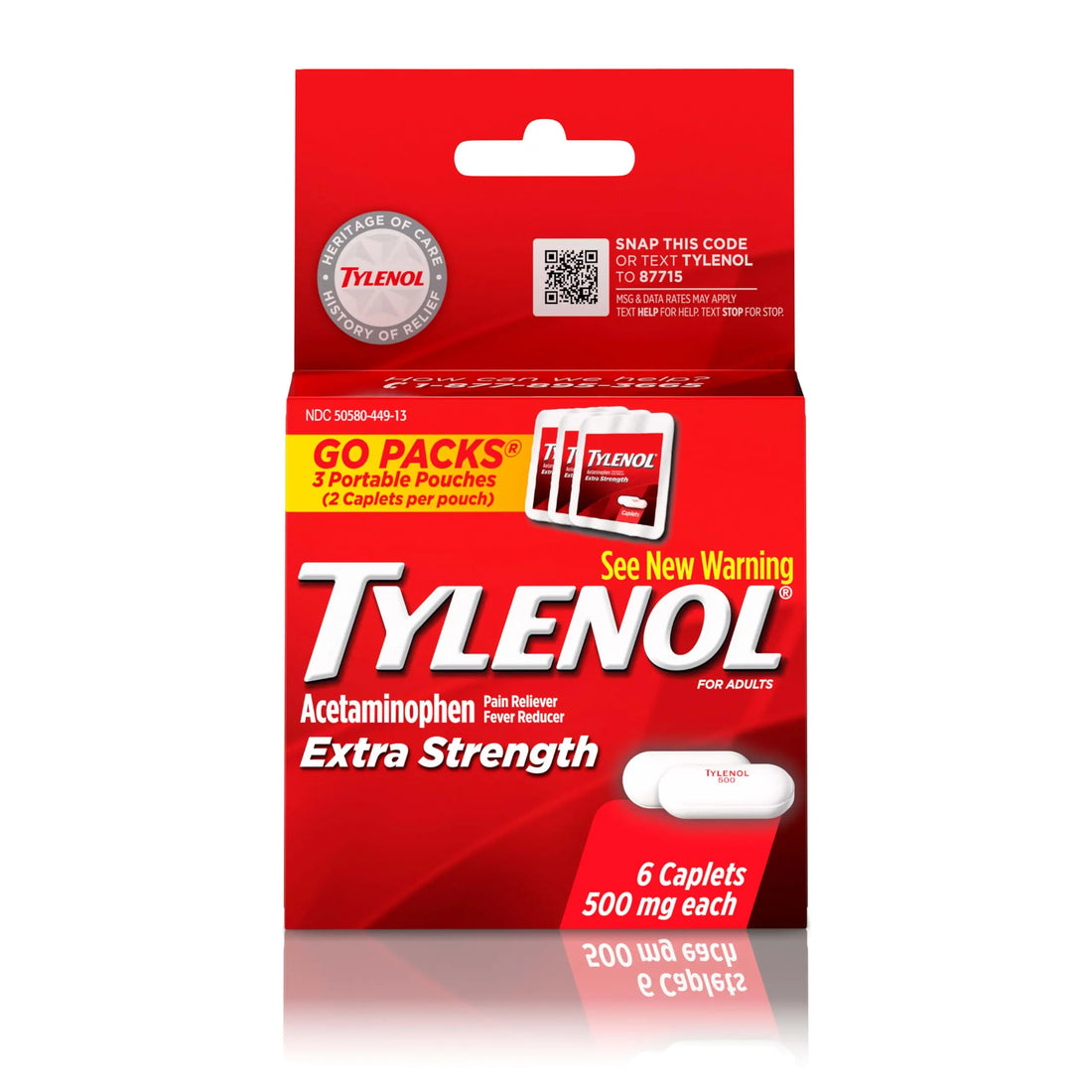 Tylenol Extra Strength 500 mg Acetaminophen Caplets, Pain Reliever & Fever Reducer, Acetaminophen for Minor Arthritis Pain, Headache, Backache & Menstrual Pain Relief, Travel Size, 6 Ct TylenolBuy Supplements Australia