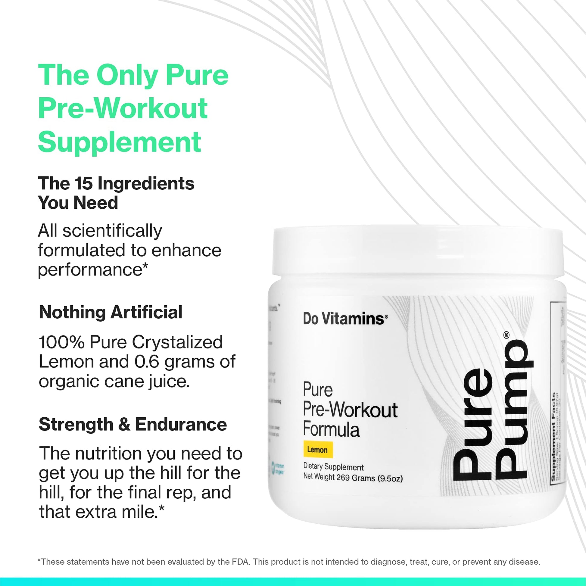Do Vitamins PurePump - All-Natural Clean Preworkout Powder, Boost Energy, Focus Do VitaminsBuy Supplements Australia