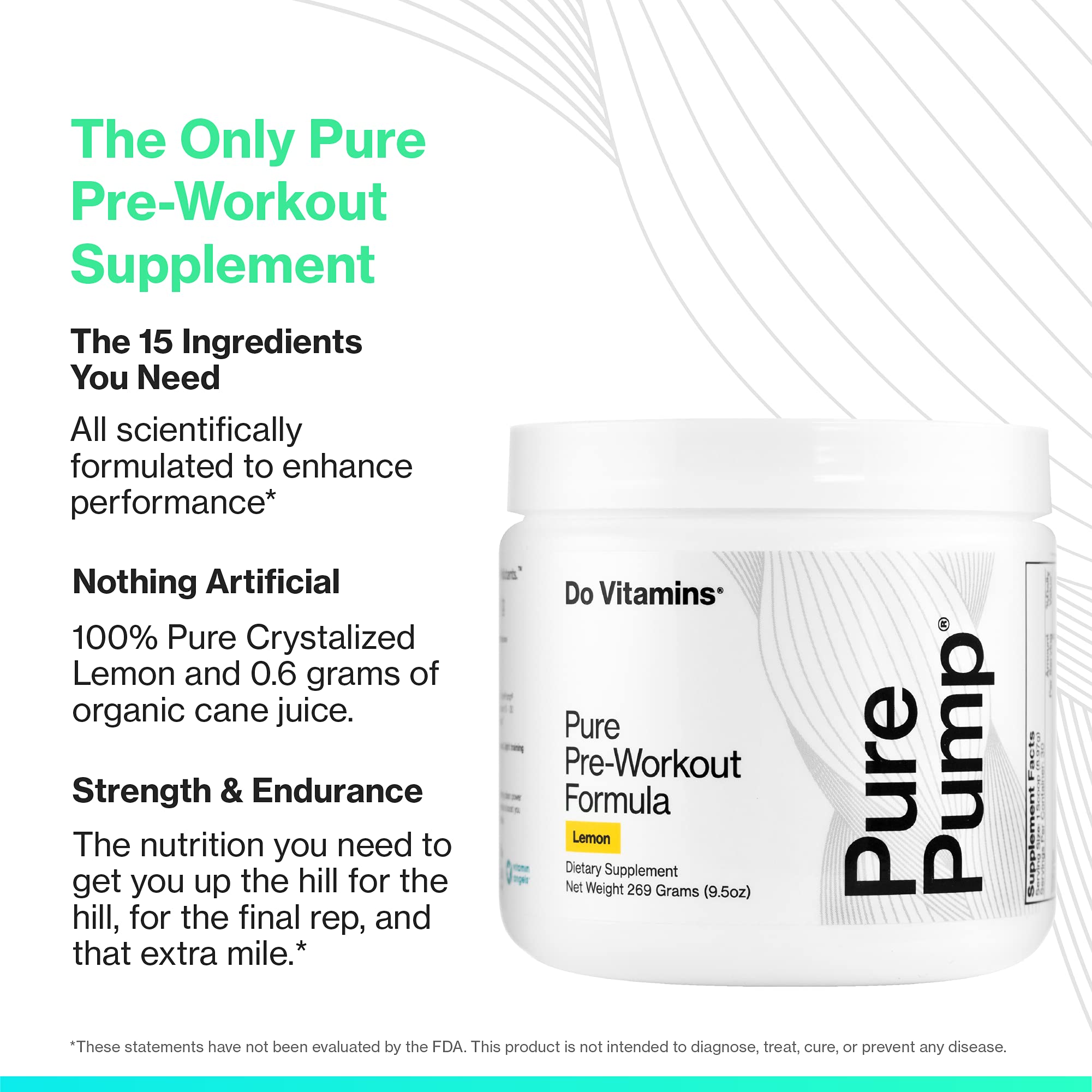 Do Vitamins PurePump - All-Natural Clean Preworkout Powder, Boost Energy, Focus Do VitaminsBuy Supplements Australia