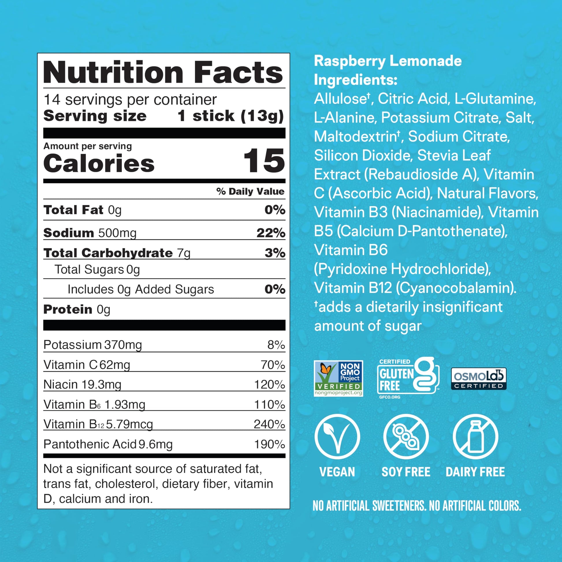 Liquid I.V.® Hydration Multiplier Sugar-Free - Raspberry Lemonade | Electrolyte Powder Drink Mix | 1 Pack (14 Servings) Liquid I.V.Buy Supplements Australia