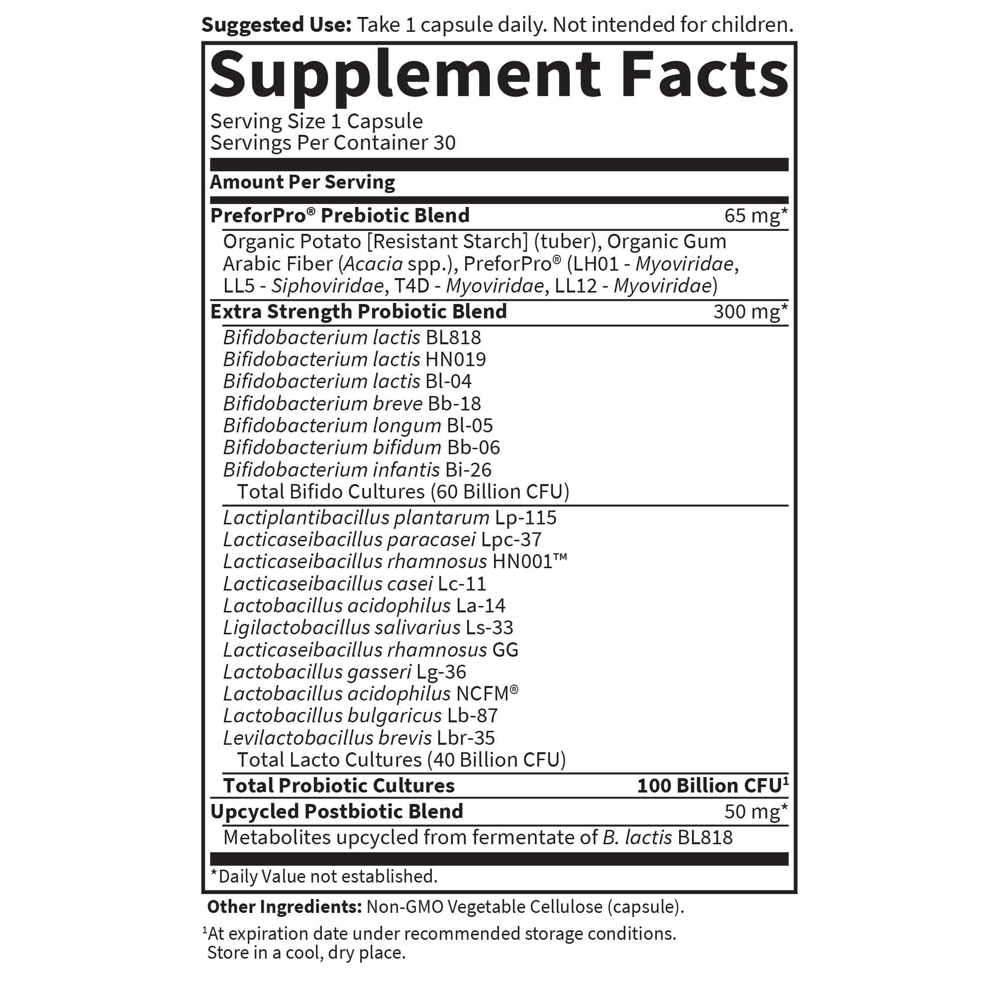Garden of Life Dr.Formulated Pre, Post & Probiotics 100 Billion CFU Once Daily 3-in-1 Complete Probiotics,Prebiotics & Postbiotics Supplement for Women and Men-Extra Strength,30 Day Supply,(Pack of 2) Garden of LifeBuy Supplements Australia
