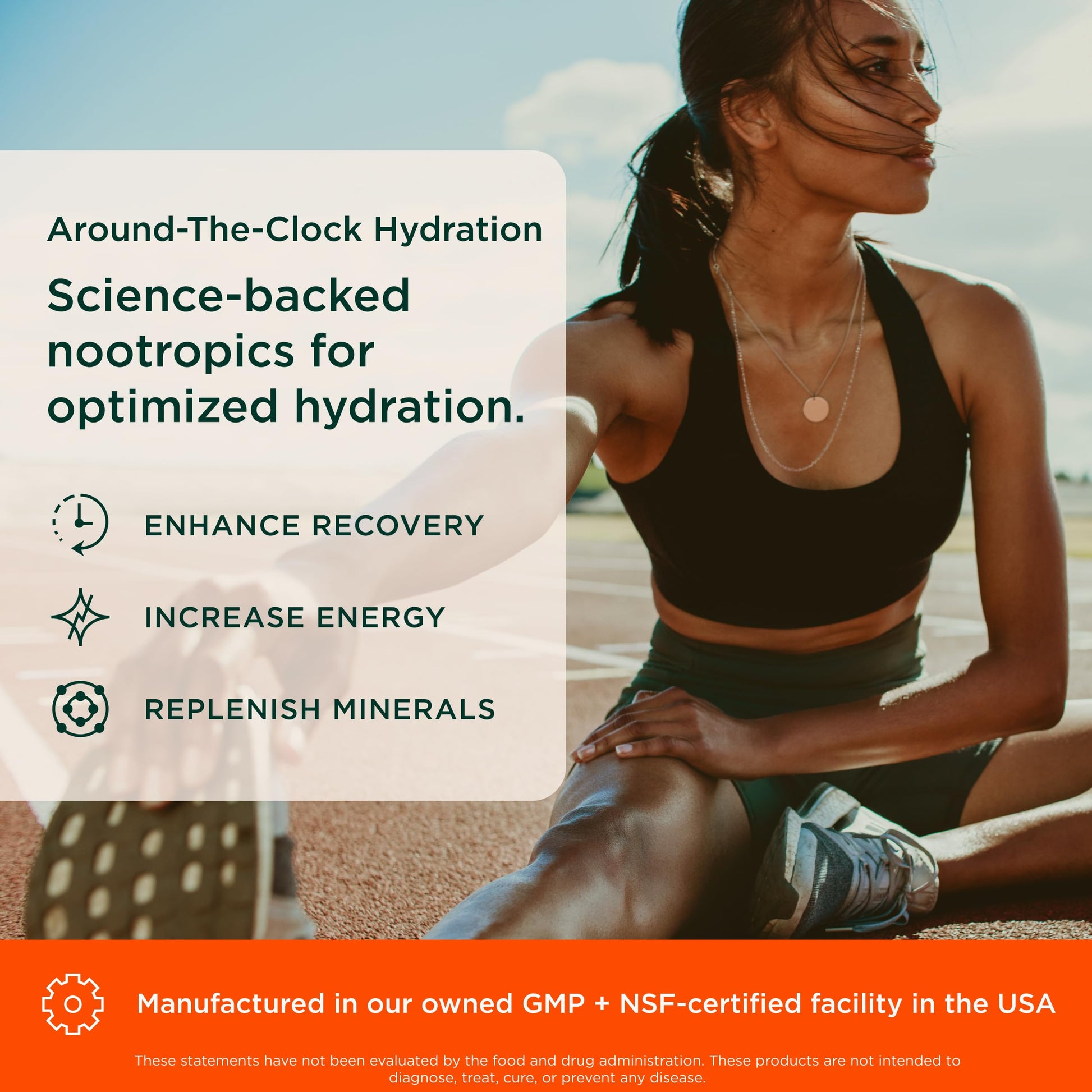 The Genius Brand Genius Electrolytes - Electrolyte Powder for Active Lifestyles - Supports Hydration, Energy, Endurance, Muscle Growth & Recovery - Lemon Lime - 30 Servings The Genius BrandBuy Supplements Australia