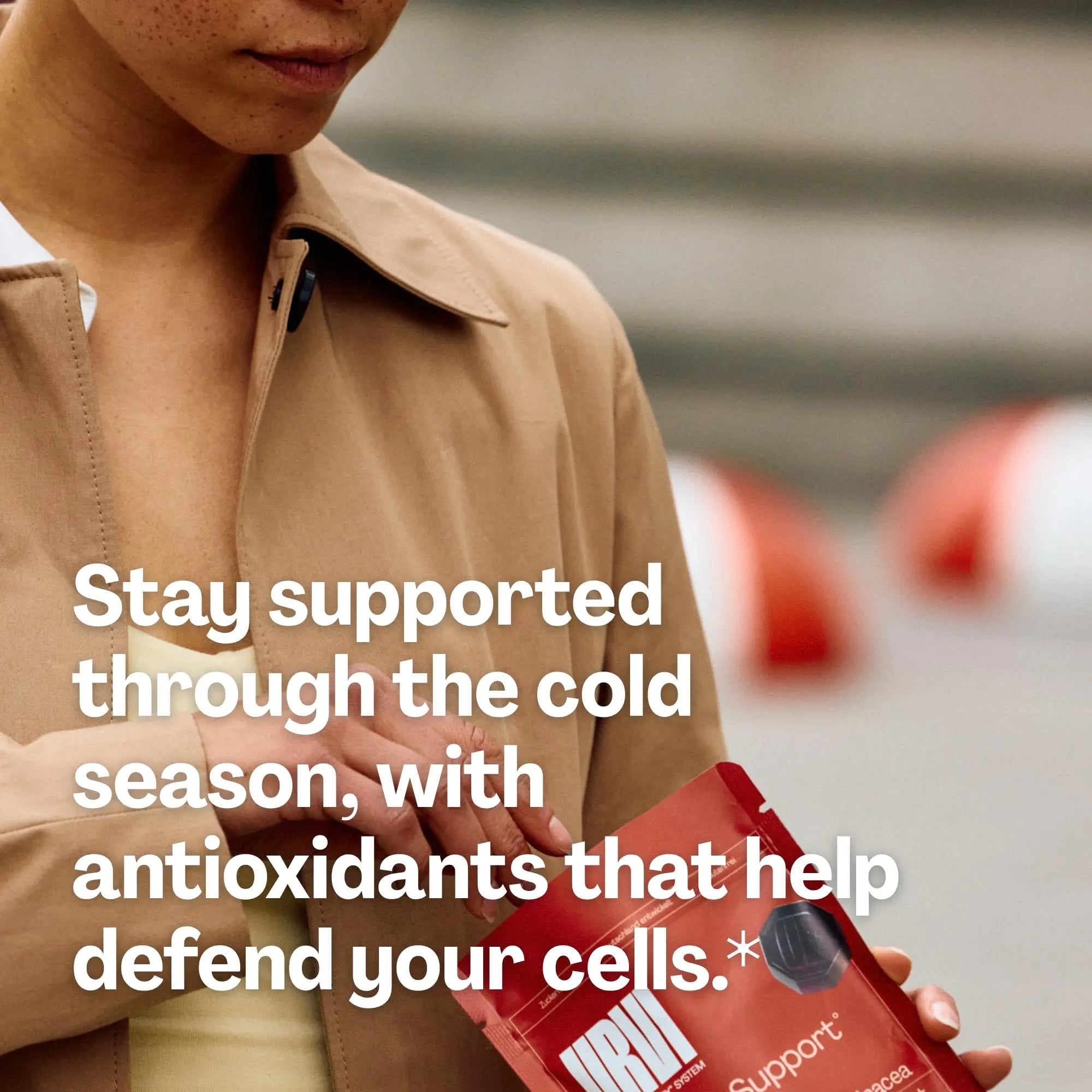 URVI® Immune Support Gummies - Vitamin C, D3 K2, E, Niacin, Zinc & Selenium with Elderberry & Echinacea URVI