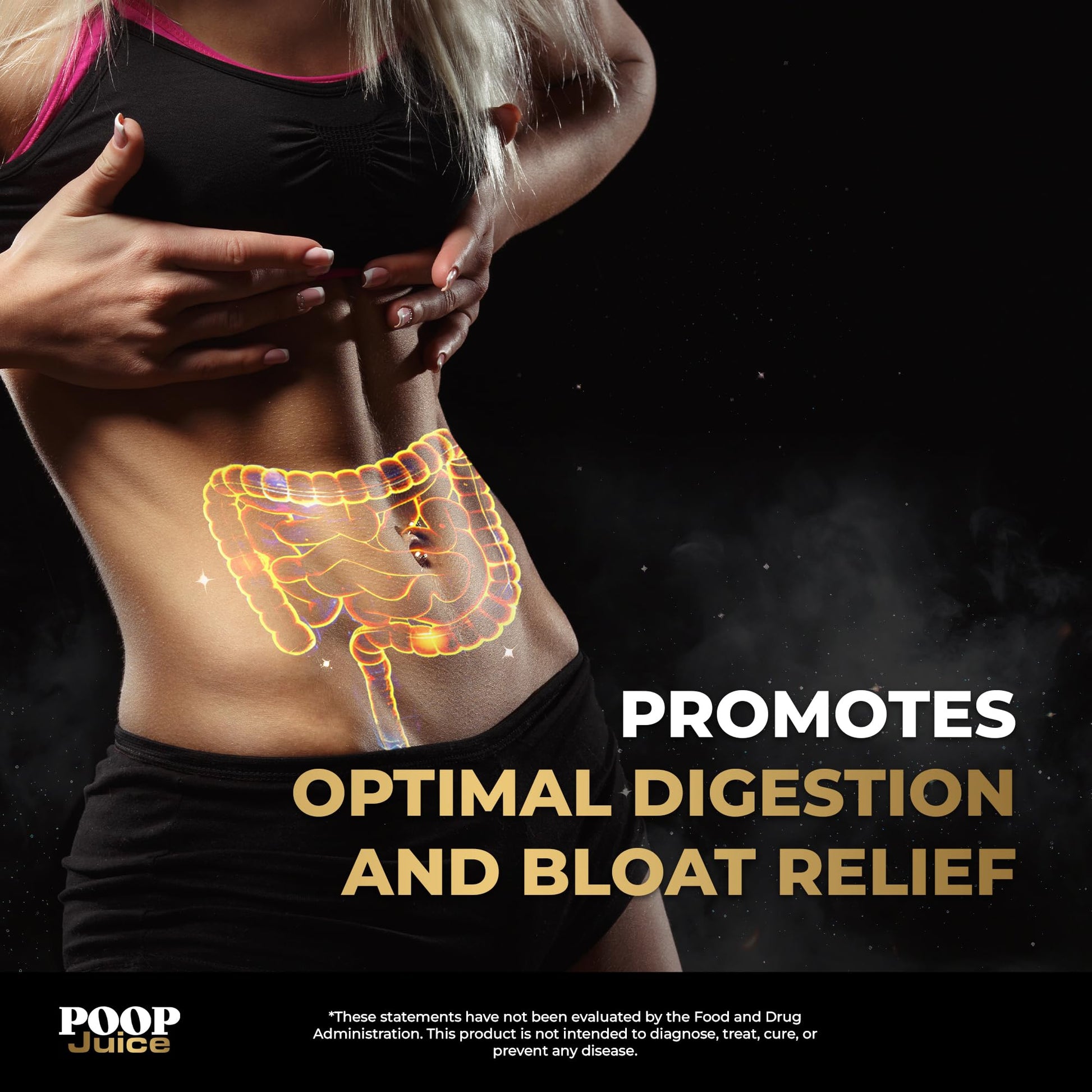 Poop Juice 5-in-1 Daily Fiber Supplement Powder - Bloat & Poop Relief - Prebiotic, Probiotic, Postbiotic, Digestive Enzymes, L-Glutamine - GLP-1 Support - Sugar-Free Georgia Peach Mango (30 Servings) Poop JuiceBuy Supplements Australia