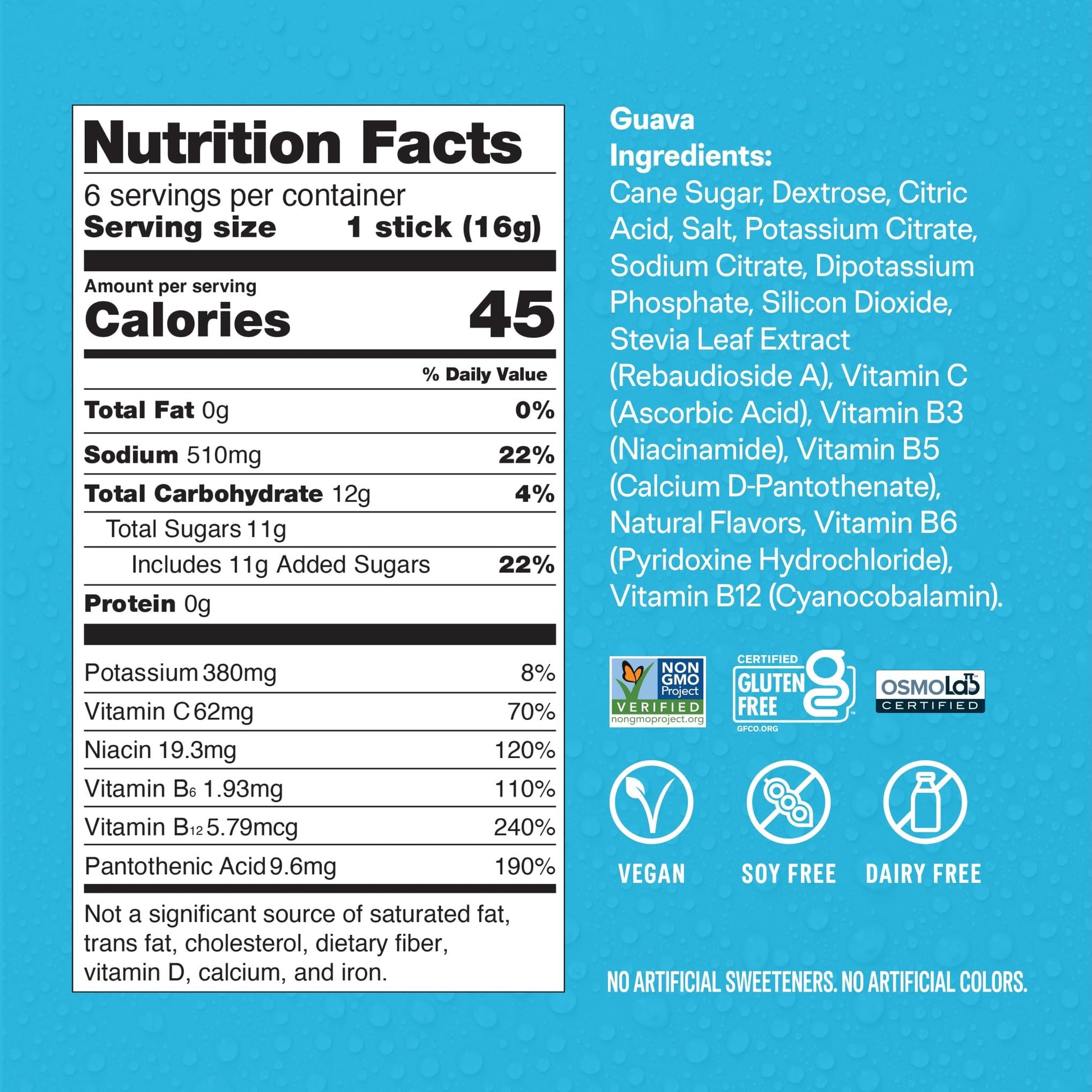 Liquid I.V.® Hydration Multiplier - Guava | Electrolyte Powder Drink Mix | 1 Pack (16 Servings) Liquid I.V.Buy Supplements Australia