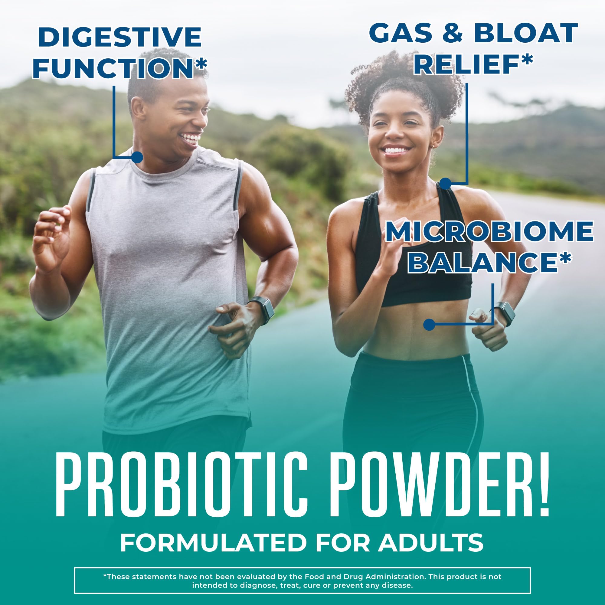 MARYRUTH'S 3-in-1 Gas & Bloat Probiotic Powder | Probiotics for Normal Digestive Function | Probiotics for Women & Men | Prebiotics & Postbiotics | 60 Billion CFU | 23 Unique Strains | 0.5 oz MARYRUTH'SBuy Supplements Australia