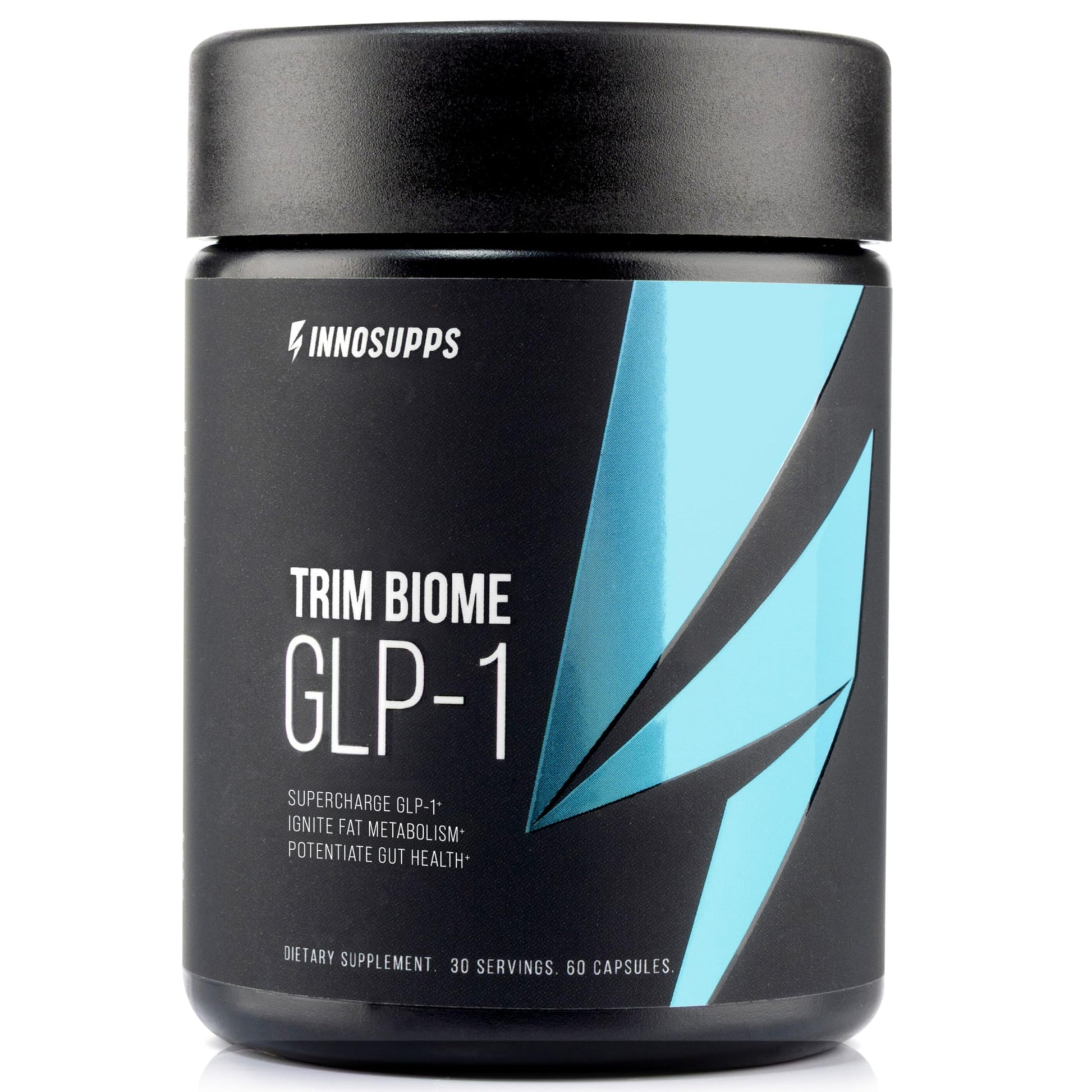 InnoSupps Trim Biome GLP-1 - Gut Health + Metabolic Support* - Prebiotic + Probiotic + Postbiotic - Akkermansia + Berberine - 60 Capsules. 30 Servings InnoSuppsBuy Supplements Australia